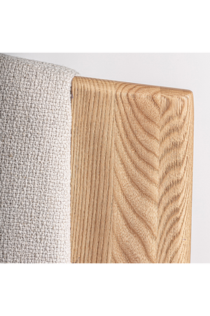 Beige Oak Curve Dining Chair | Vical Home Nara | Oroa.com