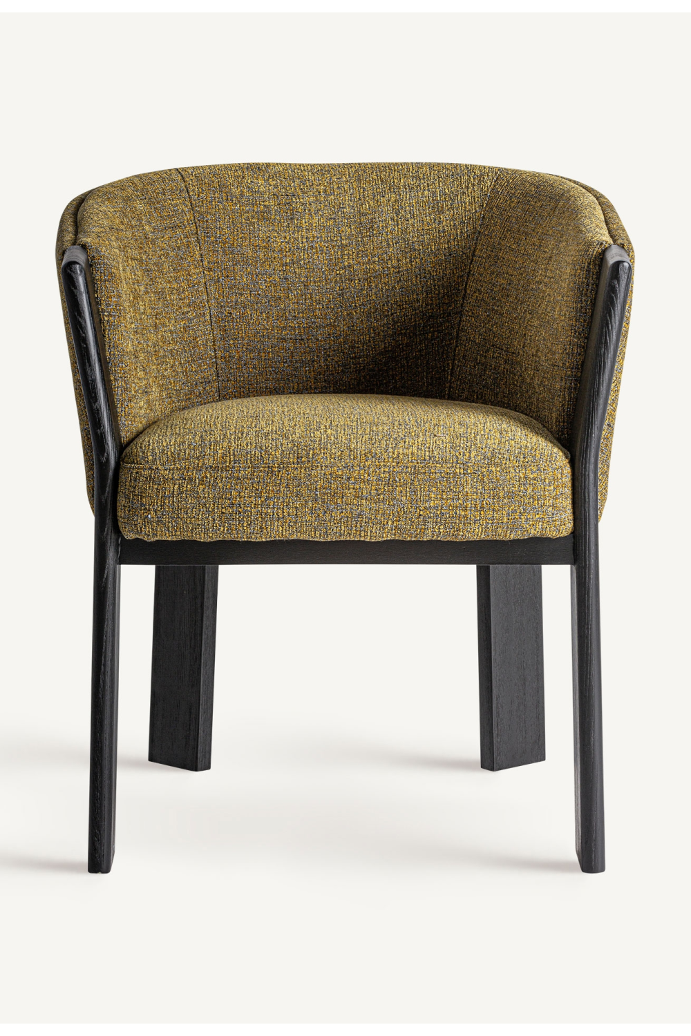 Black Oak Curve Accent Chair | Vical Home Nara | Oroa.com