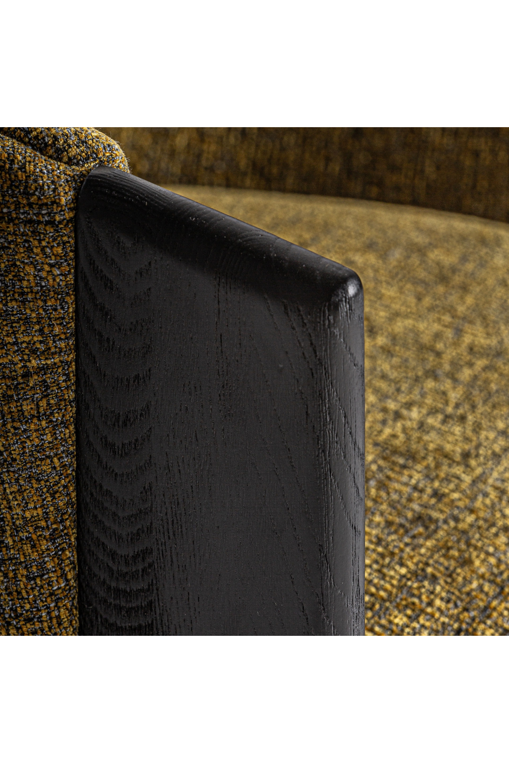 Black Oak Curve Accent Chair | Vical Home Nara | Oroa.com