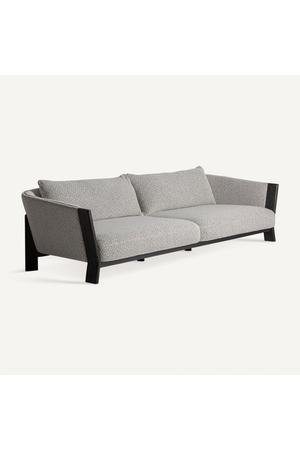 Black Oak Padded Sofa | Vical Home Nara | Oroa.com