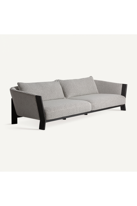 Black Oak Padded Sofa | Vical Home Nara | Oroa.com