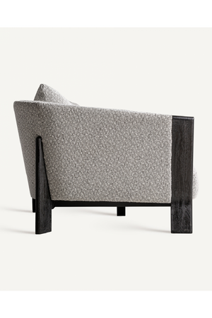 Black Oak Padded Sofa | Vical Home Nara | Oroa.com