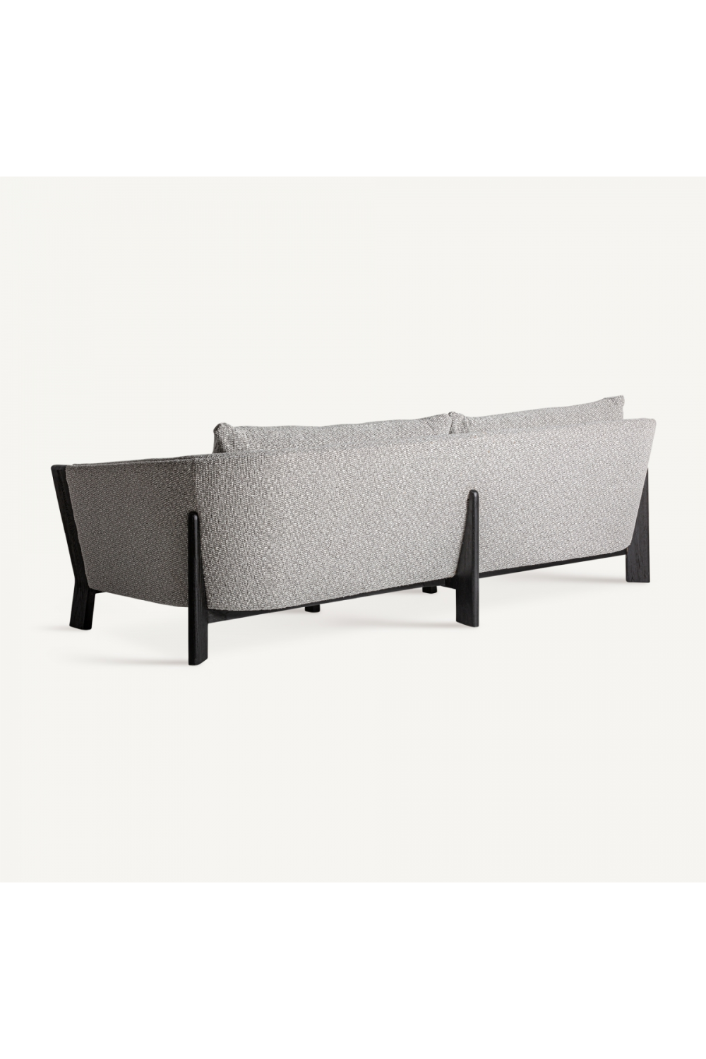 Black Oak Padded Sofa | Vical Home Nara | Oroa.com