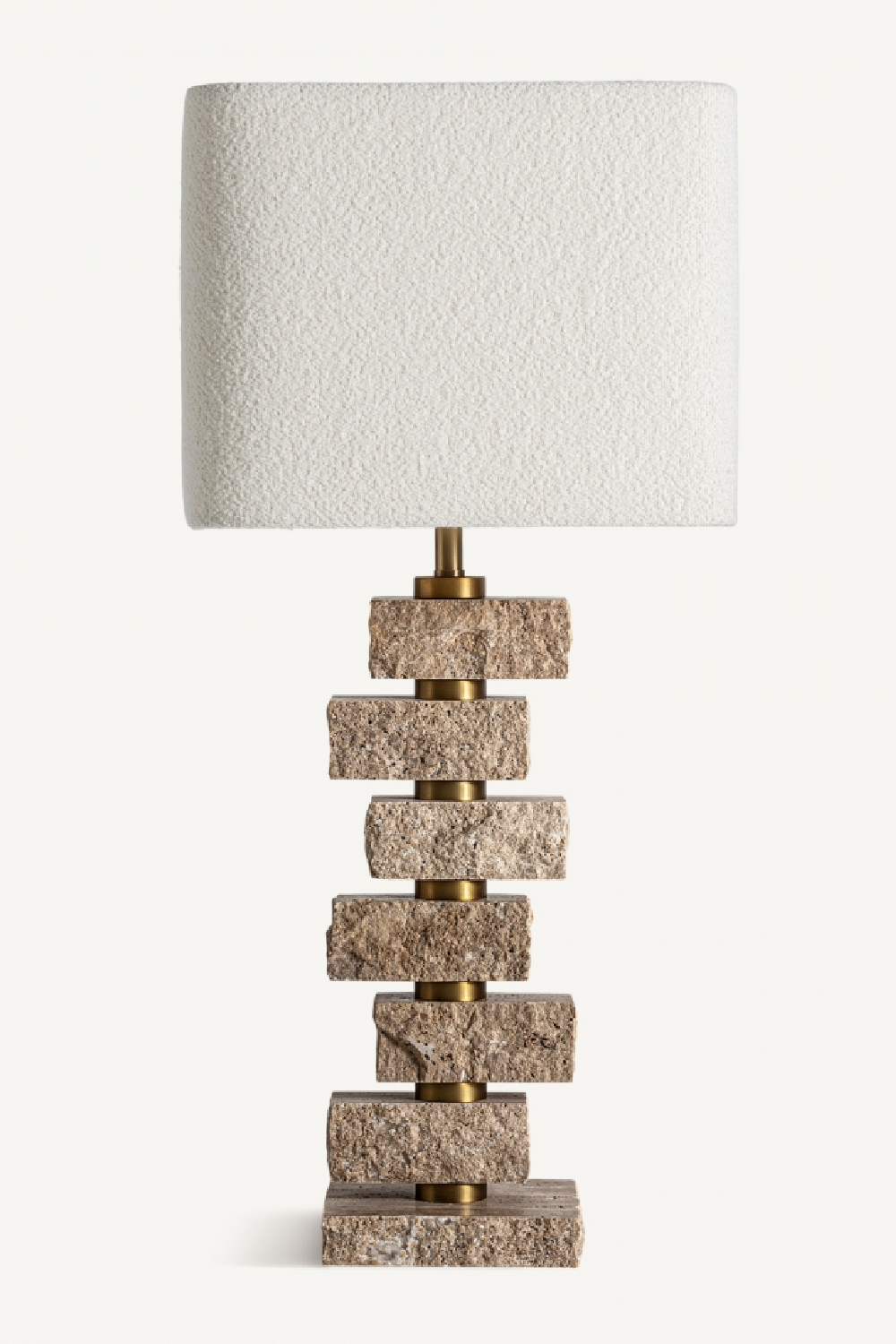   Beige Marble Table Lamp | Oroa.com
