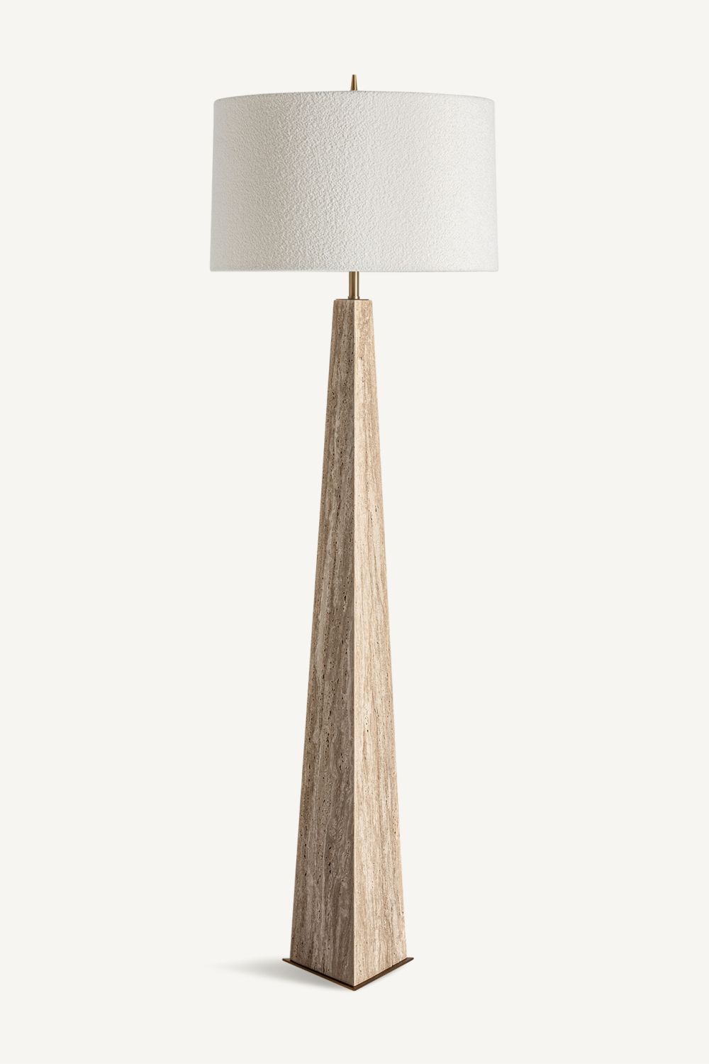 Beige Marble Floor Lamp | Vical Home Tetbury | Oroa.com