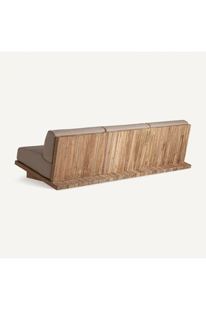 Slanted Teak Outdoor Sofa | Vical Home Pure | Oroa.com