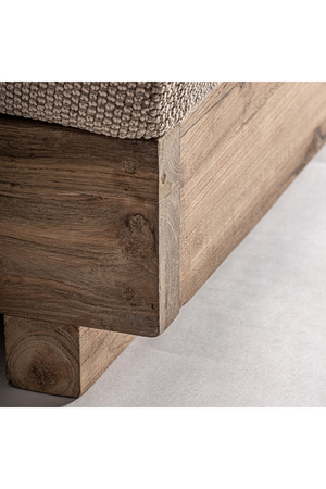 Teak Double Outdoor Chaise | Vical Home Pure | Oroa.com