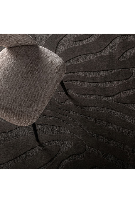 Black Viscose Area Rug 10' x 7' | Vical Home Nea | Oroa.com