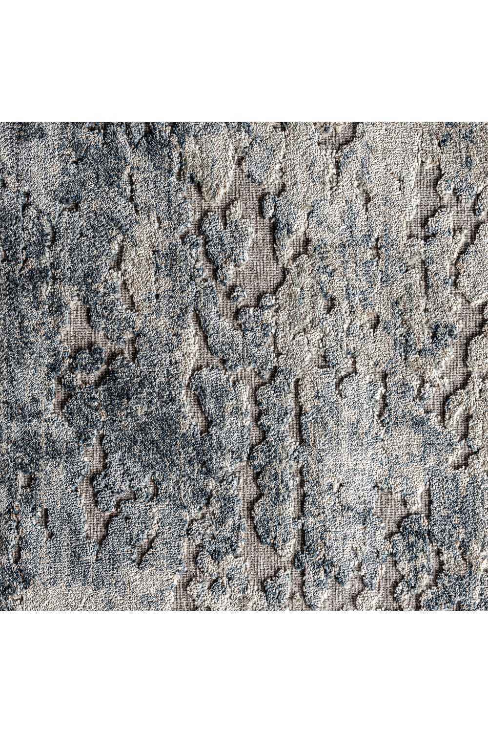 Faded Blue Viscose Rug 10' x 7' | Vical Home Hami | Oroa.com