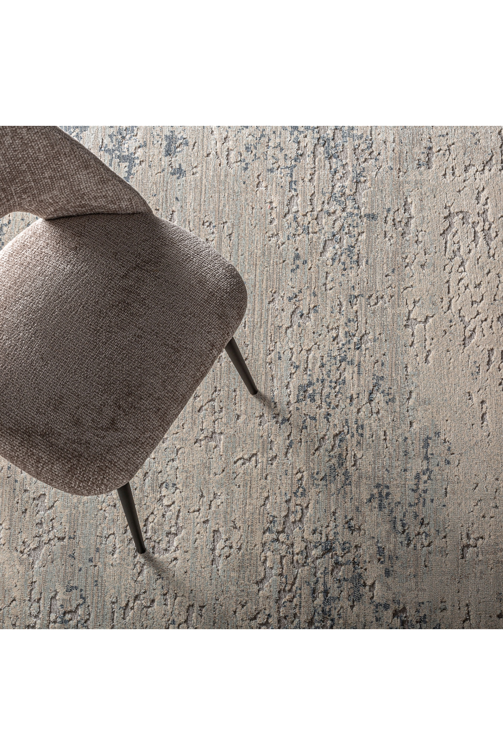 Faded Blue Viscose Rug 10' x 7' | Vical Home Hami | Oroa.com