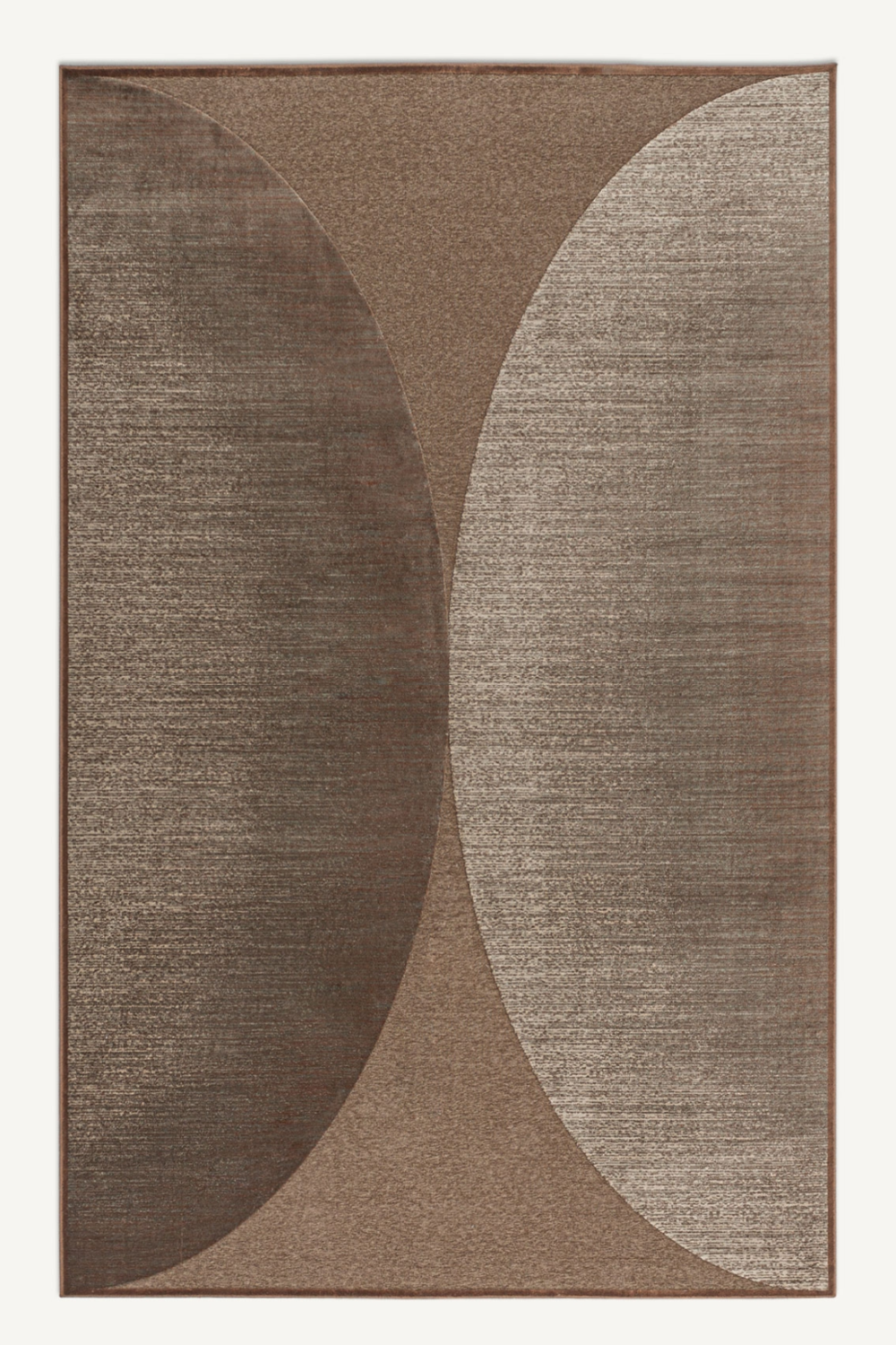 Brown Viscose Arch Print Rug 10' x 7' | Vical Home Akbar | Oroatrade.com