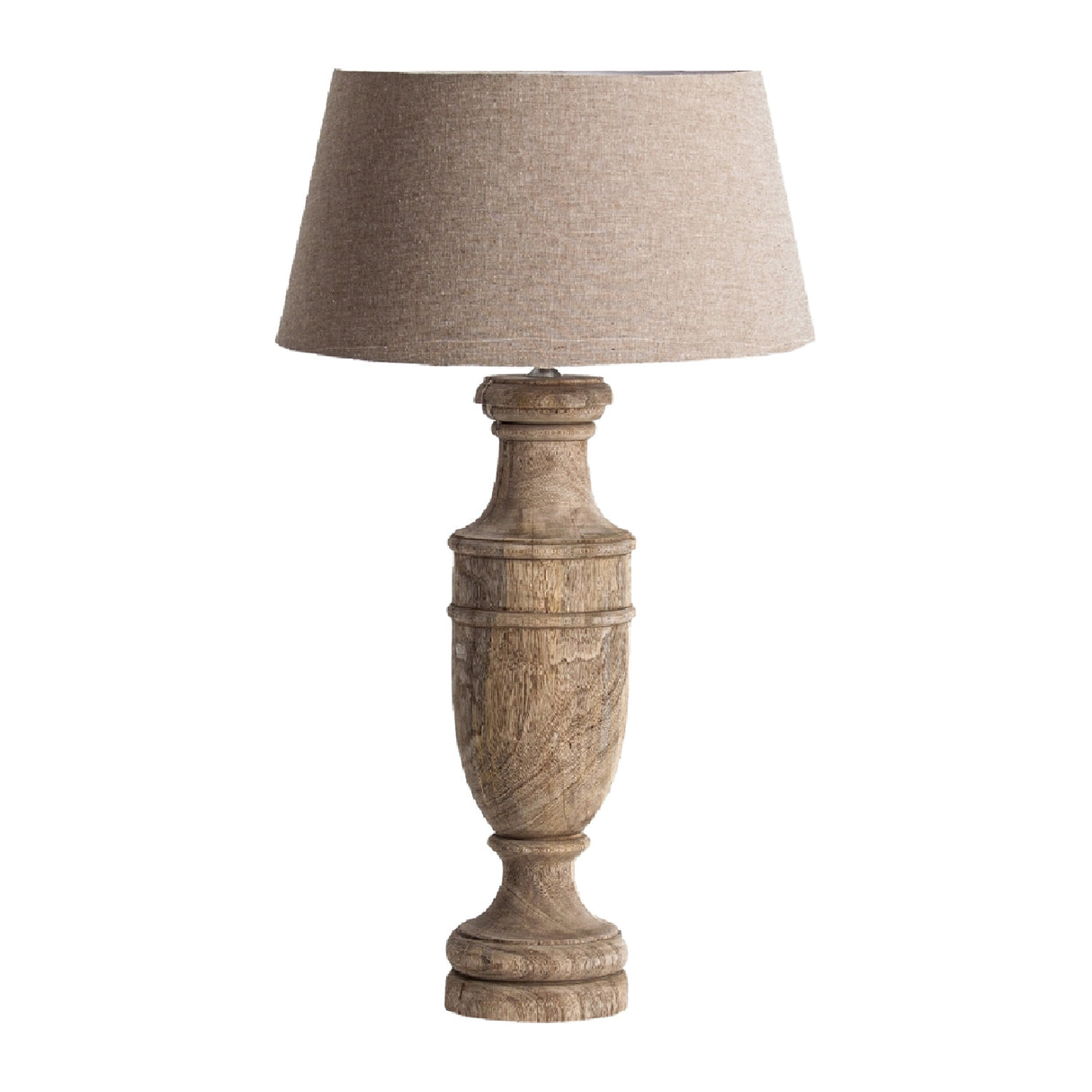Brown Cotton Table Lamp | Vical Home Liena