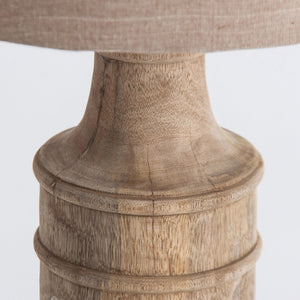 Brown Cotton Table Lamp | Vical Home Liena