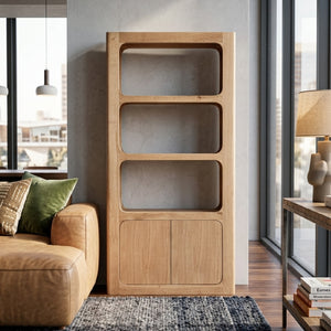  Oak Nordic Style Bookcase | Oroa.com