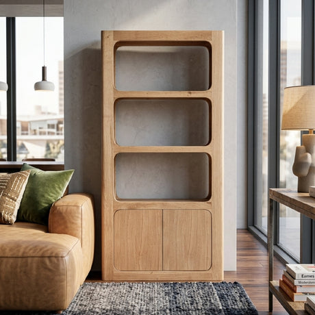   Oak Nordic Style Bookcase | Oroa.com