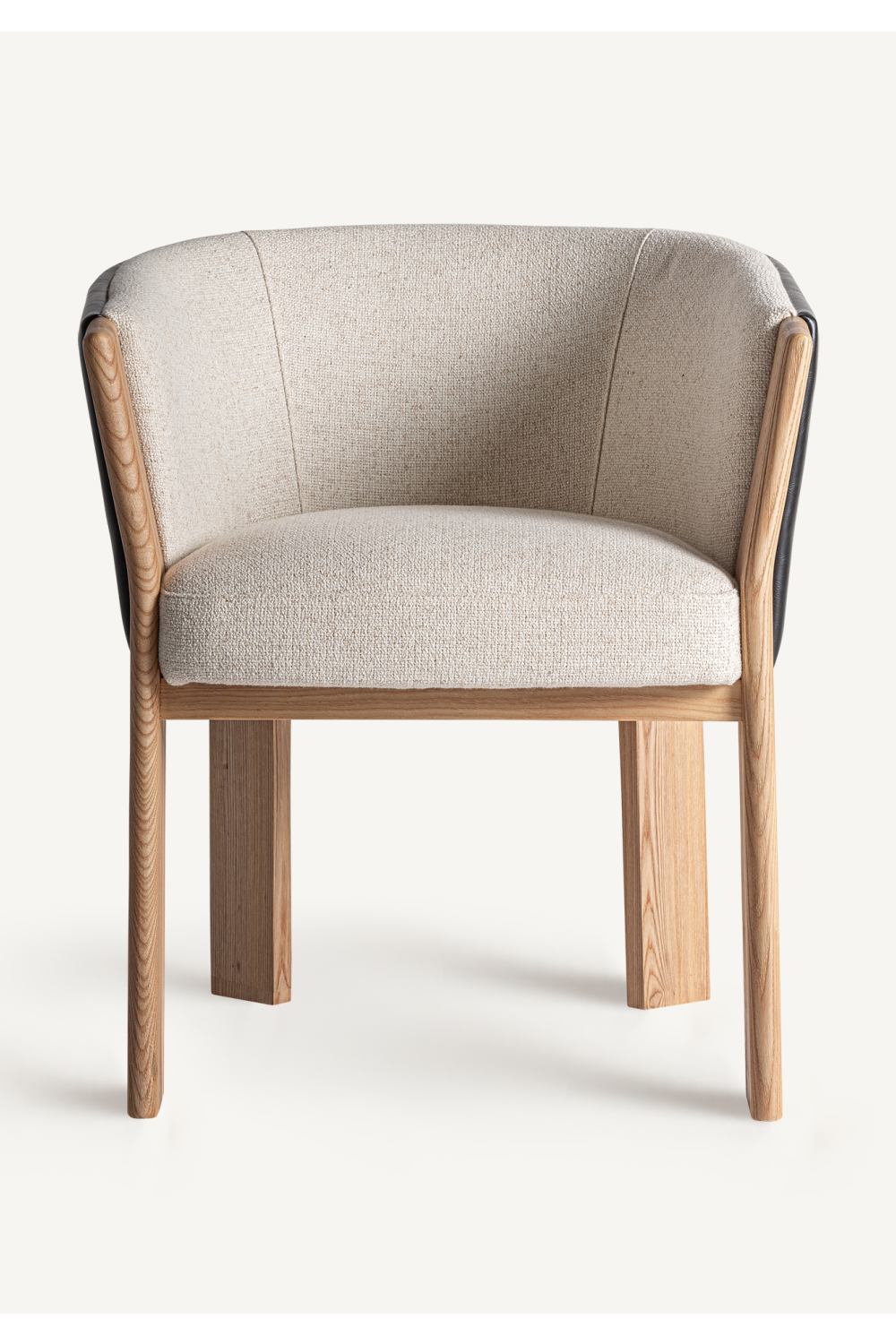 Leather Back Curve Accent Chair | Vical Home Nara | Oroa.com