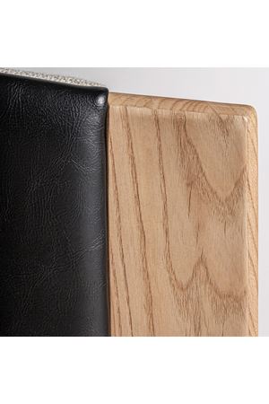 Leather Back Curve Dining Chair | Vical Home Nara | Oroa.com