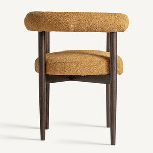   Ash Framed Curve Accent Chair | Oroa.com