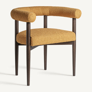   Ash Framed Curve Accent Chair | Oroa.com