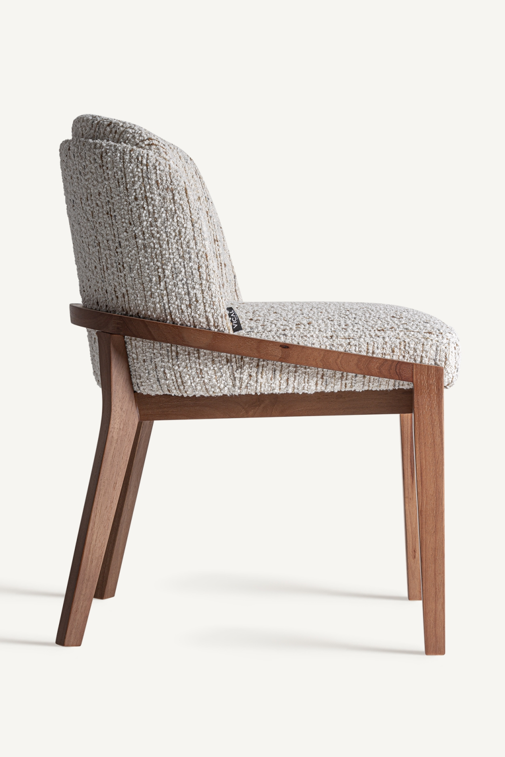 White Padded  Accent Chair | Vical Home Erbach | Oroa.com