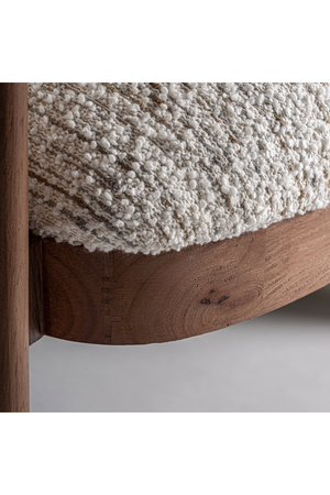 Beige Round Back Armchair | Vical Home Erbach | Oroa.com