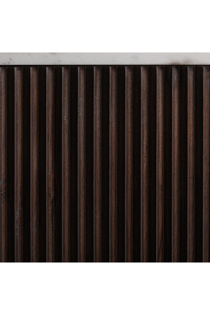 Ridged Mango Wood Media Unit | Vical Home Cenves | Oroa.com