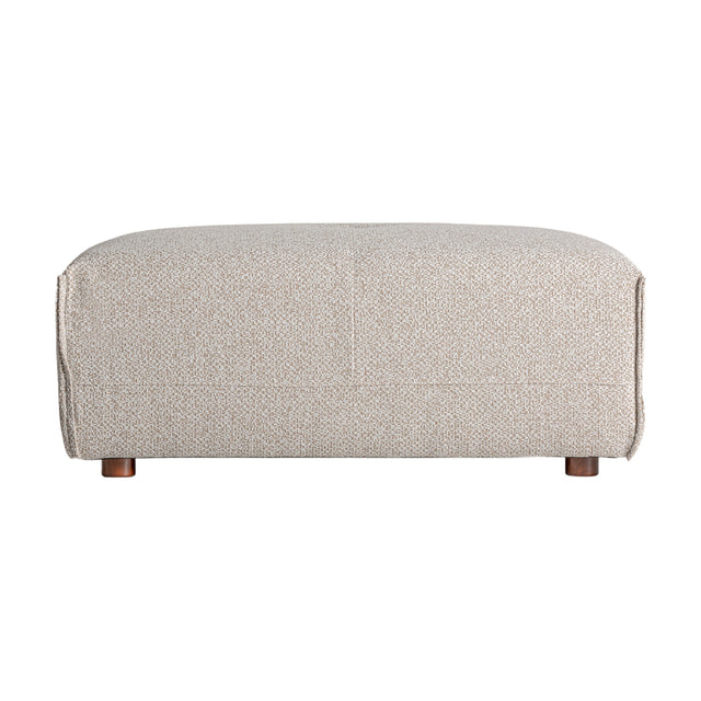 Modern furniture - Cream Upholstered Ottoman  - www.oroa.com