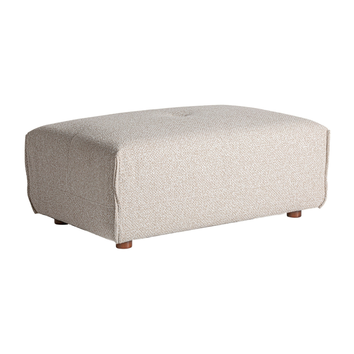   Modern furniture - Cream Upholstered Ottoman  - www.oroa.com | Oroa.com
