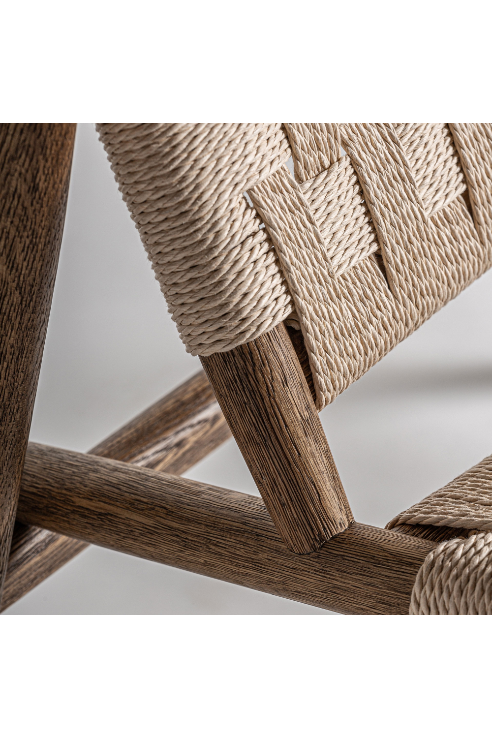 Woven Rope Boho Accent Chair | Vical Home Larreule | Oroa.com