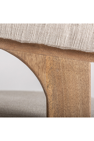 Mango Wood Curved Armchair | Vical Home Racoud | Oroa.com