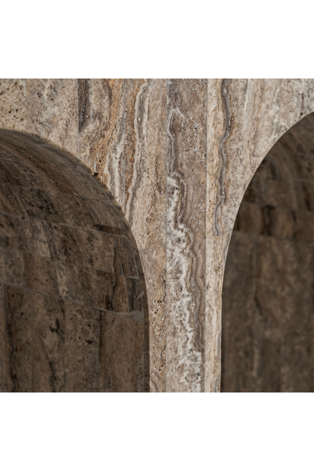 Arched Travertine Console Table | Vical Home Viaud | Oroa.com