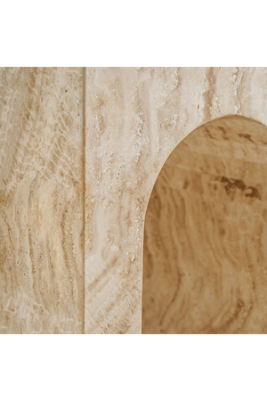 Travertine Arc Console Table | Vical Home Thiennes | Oroa.com