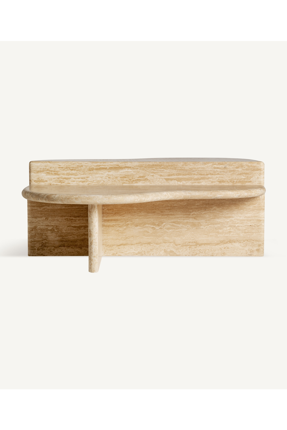 Travertine Organic Coffee Table Set (2) | Vical Home Thiennes | Oroa.com