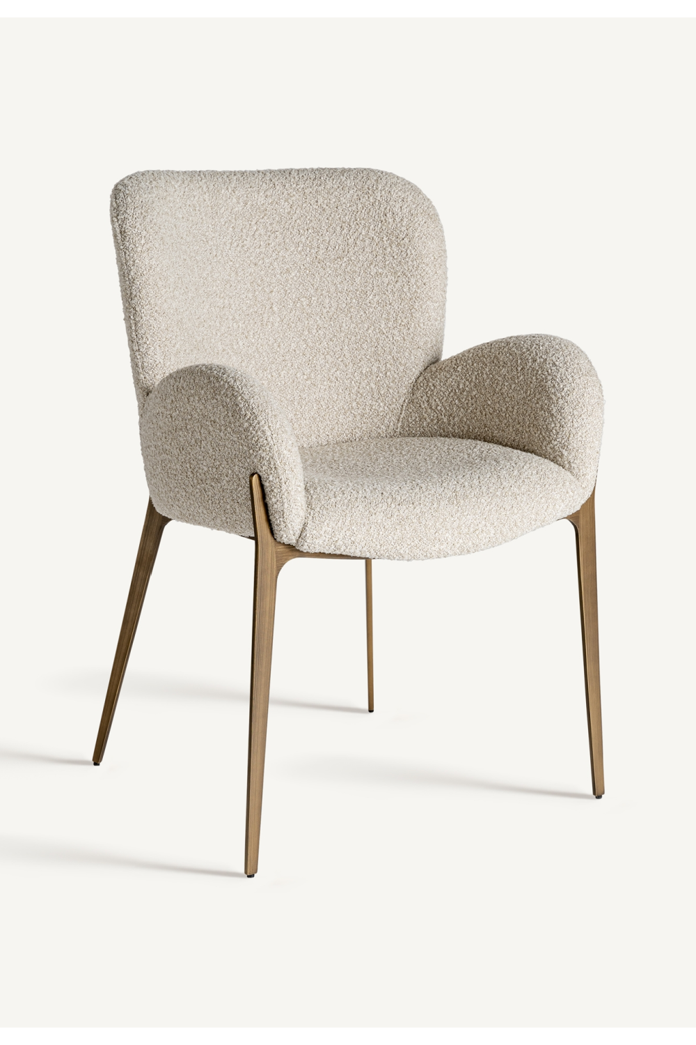 Beige Art Deco Accent Chair | Vical Home Besne | Oroa.com