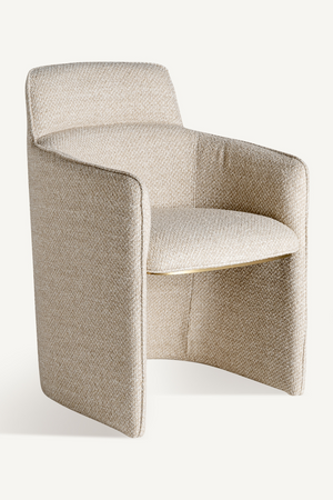Beige Upholstered Armchair | Vical Home Mayun | Oroa.com