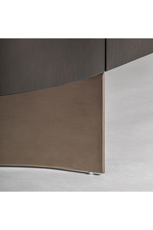 Brown Oak Art Deco Sideboard | Vical Home Neuvic | Oroa.com