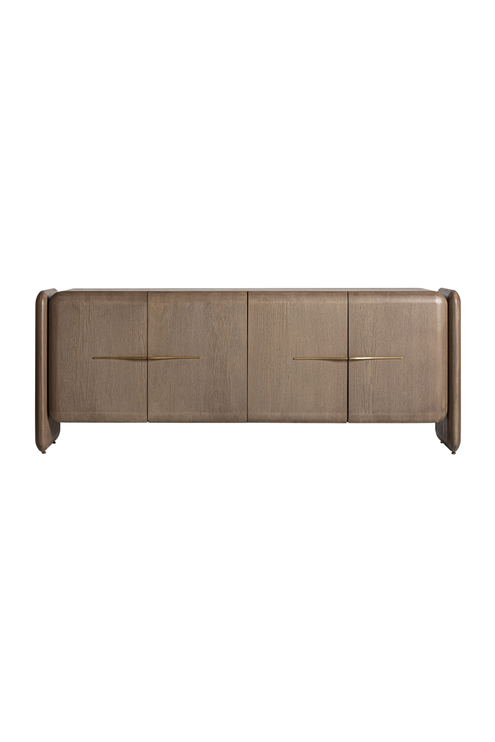 Brown Oak 4-Door Sideboard | Vical Home Ussel | Oroa.com