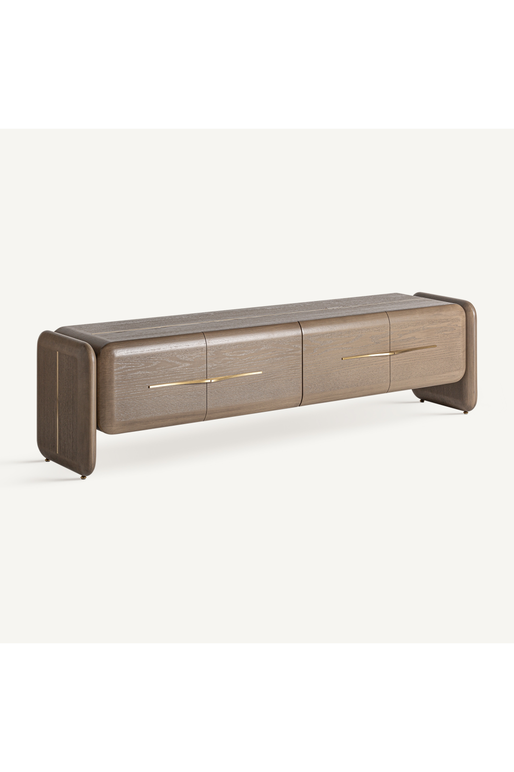 2-Drawer Oak Media Unit | Vical Home Ussel | Oroa.com