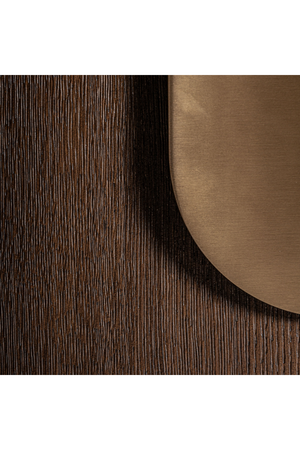 Brown Oak 2-Door Media Unit | Vical Home Treignac | Oroa.com