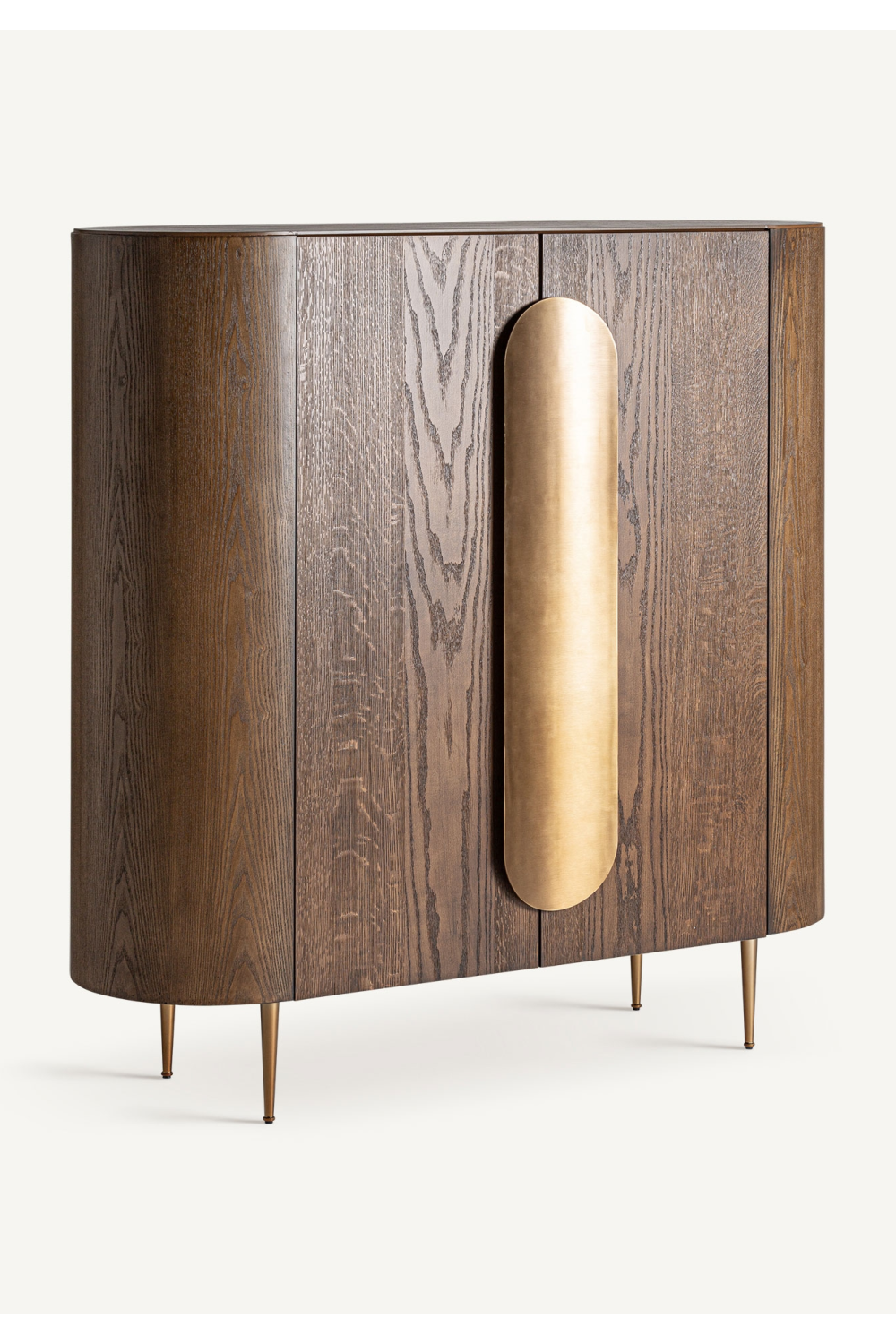 Brown Oak Art Deco Cabinet | Vical Home Treignac | Oroa.com