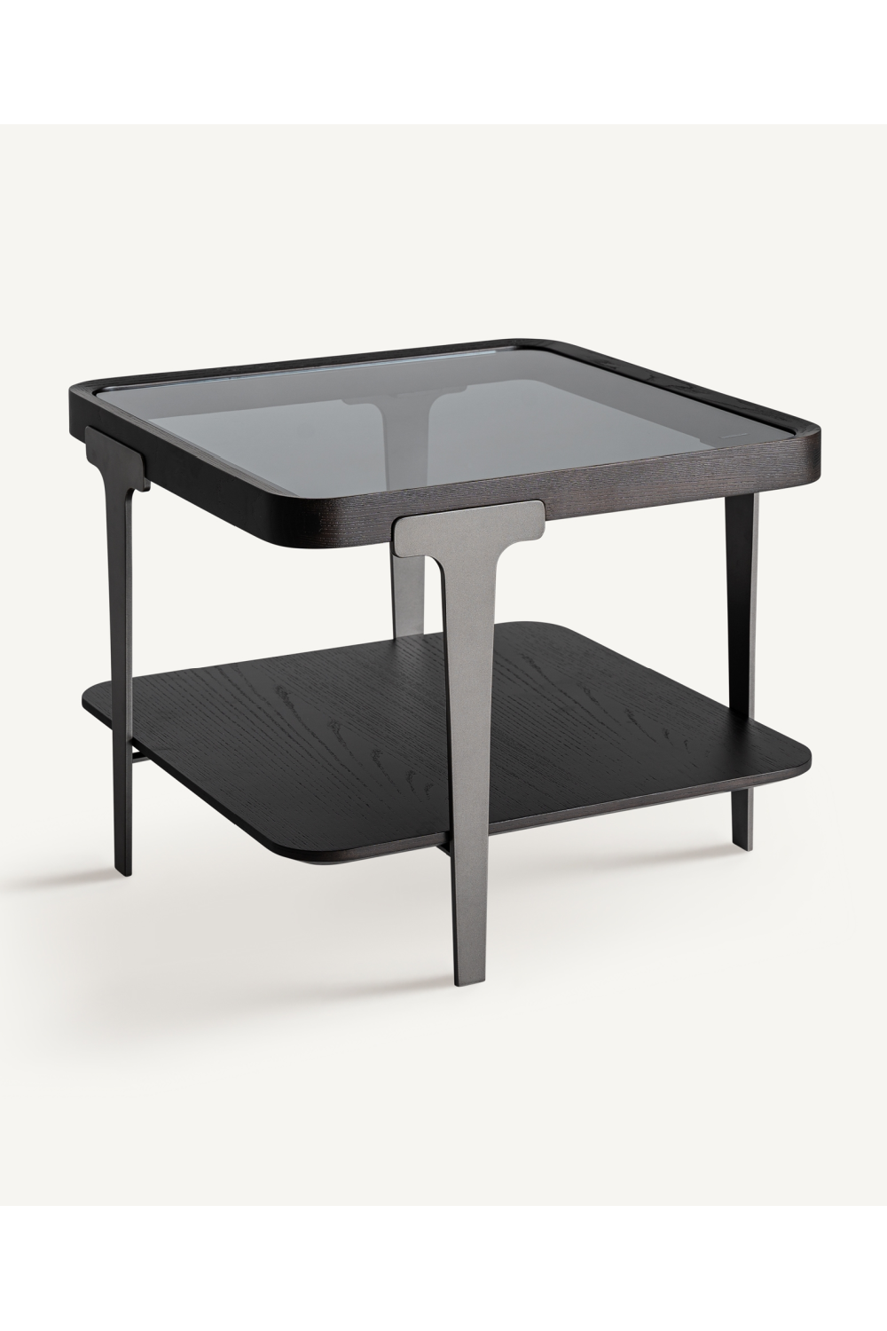 Brown Glass Top Side Table | Vical Home Breil | Oroa.com