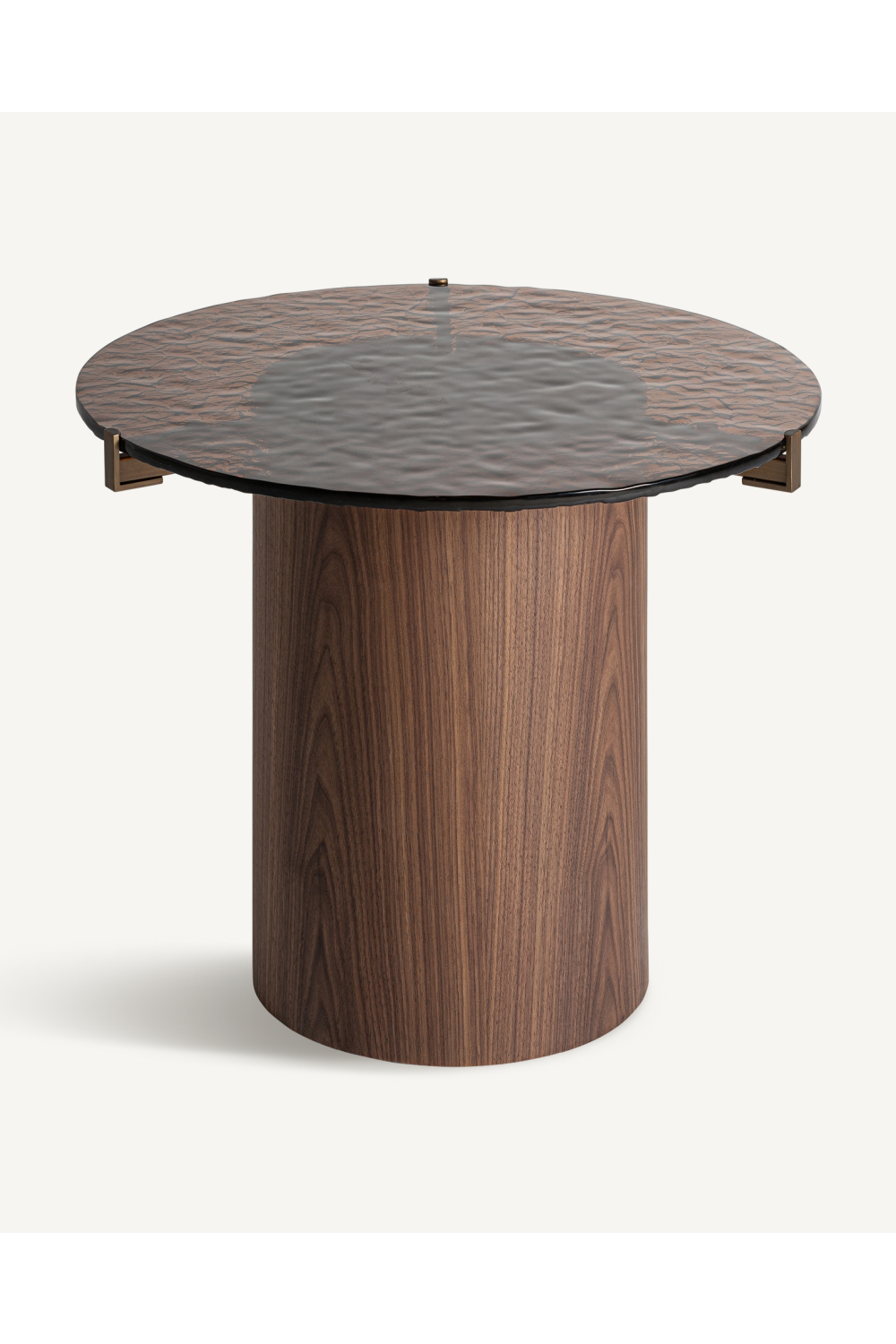 Brown Pedestal Side Table | Vical Home Giswil | Oroa.com