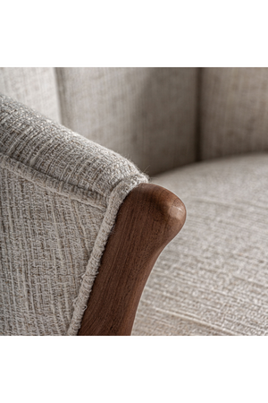Beige Curved Bar Stool | Vical Home Douze | Oroa.com