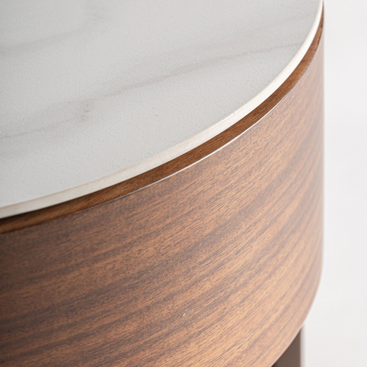   Round 1-Drawer Bedside Table | Oroa.com