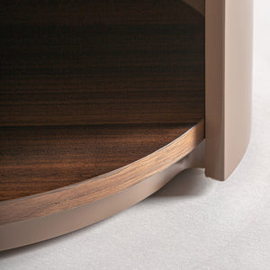   Round 1-Drawer Bedside Table | Oroa.com