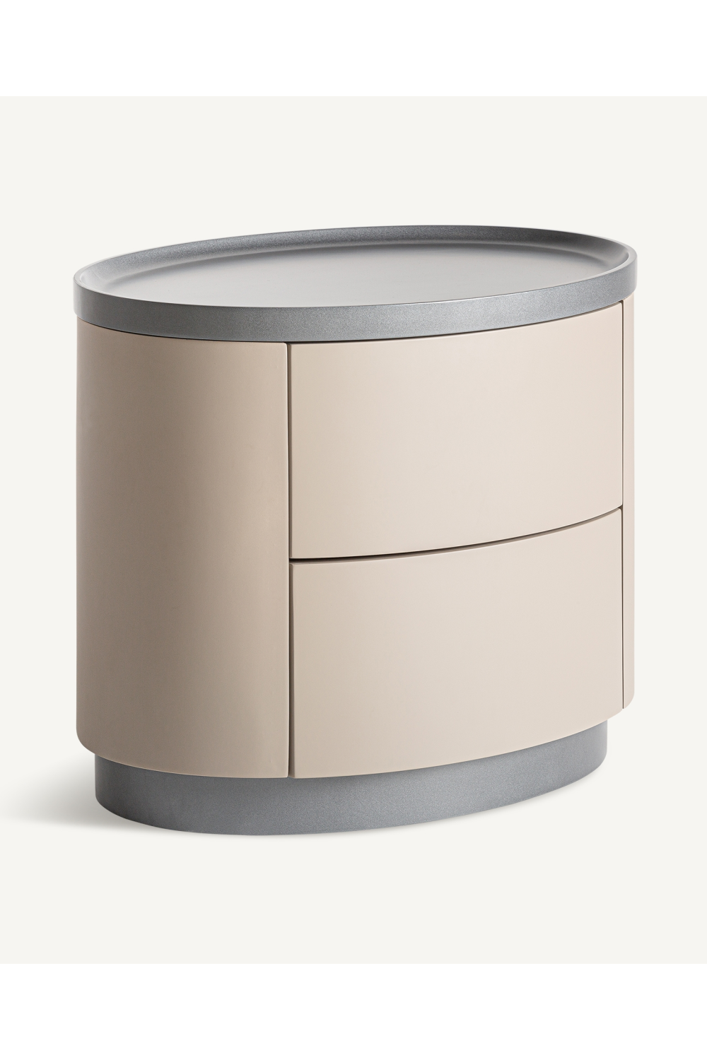 Cream 2-Drawer Nightstand | Vical Home Wehr | Oroa.com