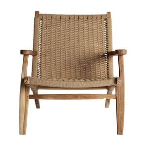 Teak Framed Fiber Lounge Chair | Vical Home Vaduz