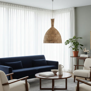   Woven Rattan Pendant Light | Oroa.com