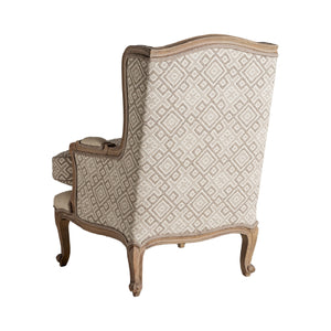   Beige Classic Accent Chair | Oroa.com