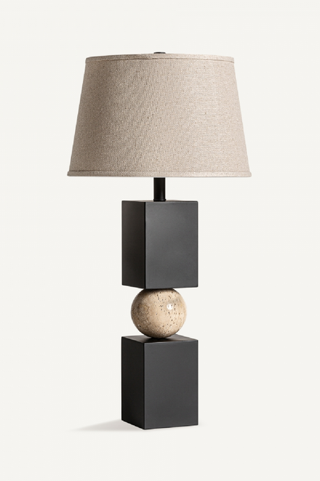 Black Marble Table Lamp | Vical Home | Oroa.com